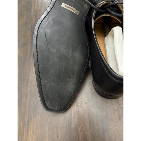 Men\'s MAGNANNI Black Cap Toe Oxford Shoes 10 D Perfect Shape main image 9